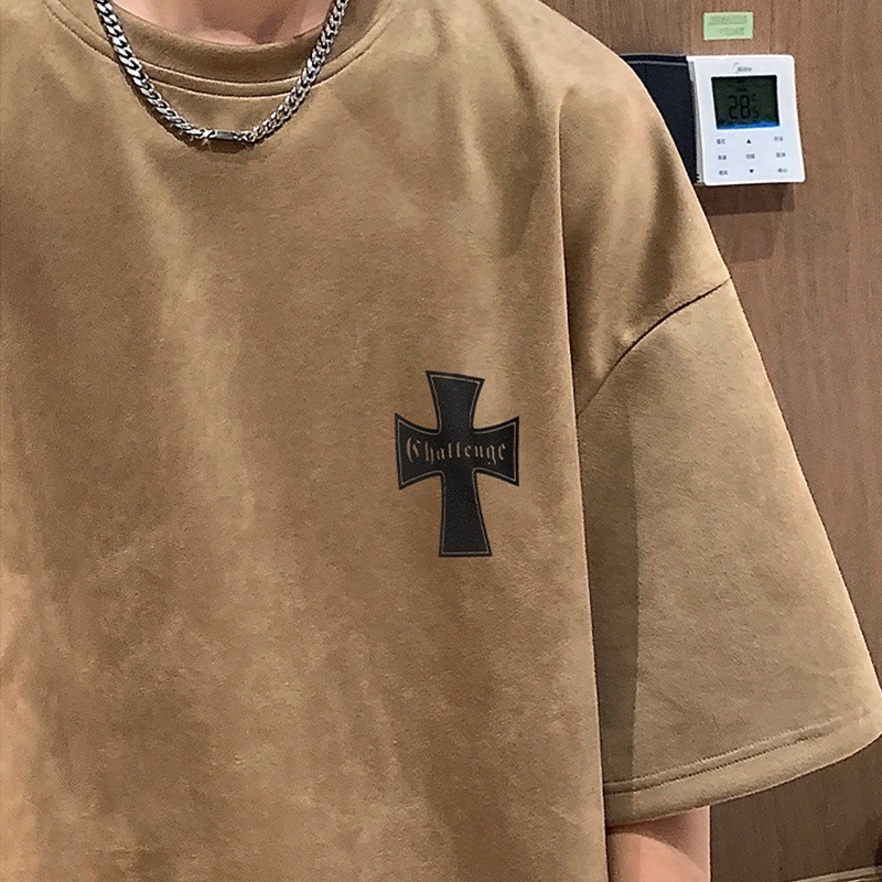 Áo Thun Tay Ngắn Dáng Rộng Cỡ Lớn 150kg Thời Trang Mùa Hè Cho Các Cặp Đôi