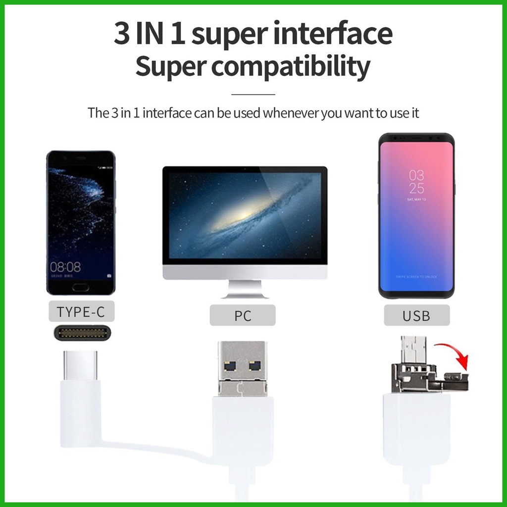 Camera Nội Soi Răng Miệng Không Dây HD 3 Trong 1 Với 6 Đèn LED Cho Nha Sĩ Javn Javn