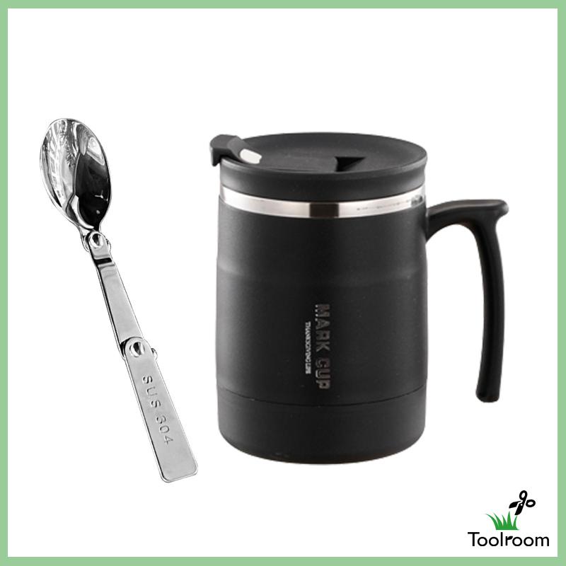 Cốc Đựng Nước Chân Không Cách Nhiệt Có Nắp Đậy Dùng Khi Đi Cắm Trại / Du Lịch