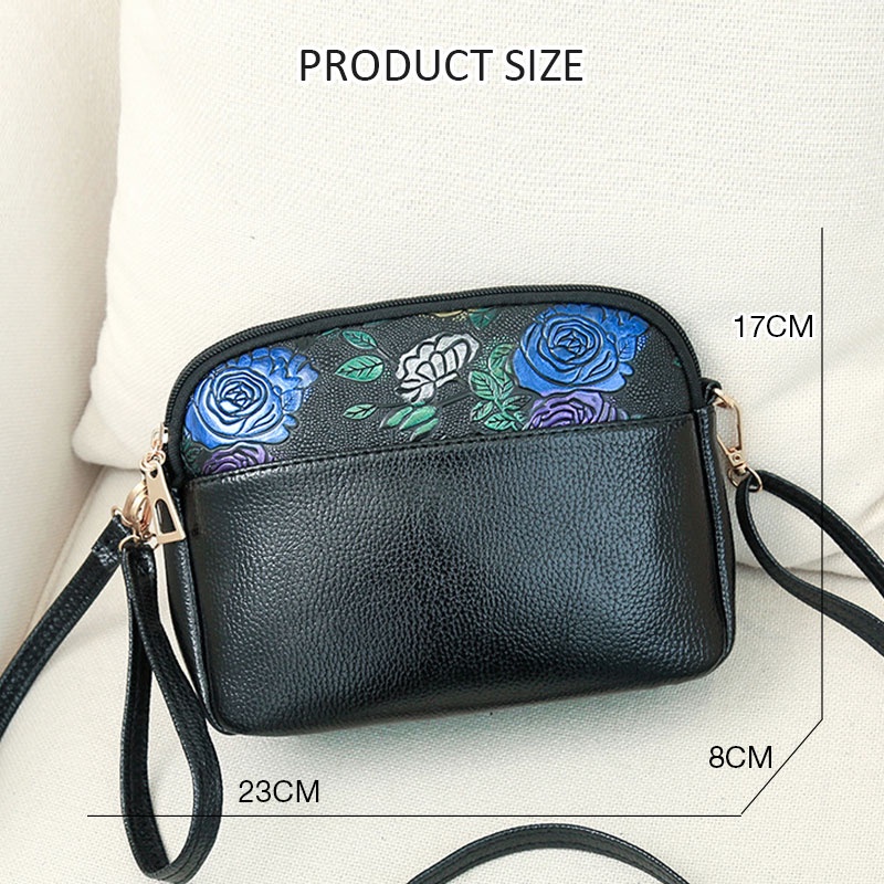 MISCHA Túi Da pu Đeo Chéo Phong Cách Hàn Quốc Đơn Giản Dành Cho Nữ