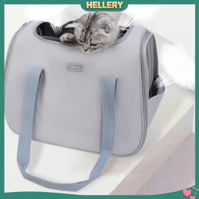 Túi Địu Thú Cưng Thiết Kế Kiểu Lưới Thoáng Khí Di Động Tiện Dụng Mang Theo Du Lịch