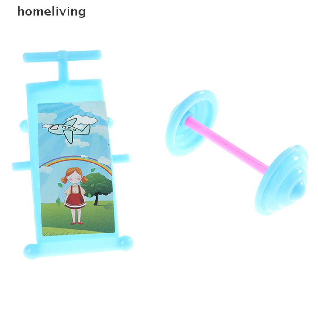 Set 2 Tạ Tay Mini Trang Trí Nhà Búp Bê