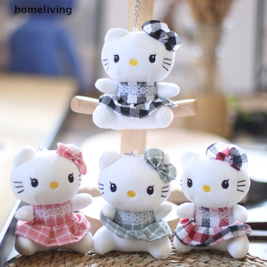 Móc Khóa Hình Mèo Kitty Nhồi Bông Dễ Thương