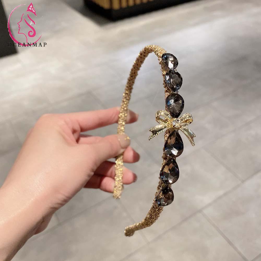 Băng Đô Cài Tóc Đính Nơ Phong Cách Hàn Quốc Đơn Giản Thời Trang Cho Nữ