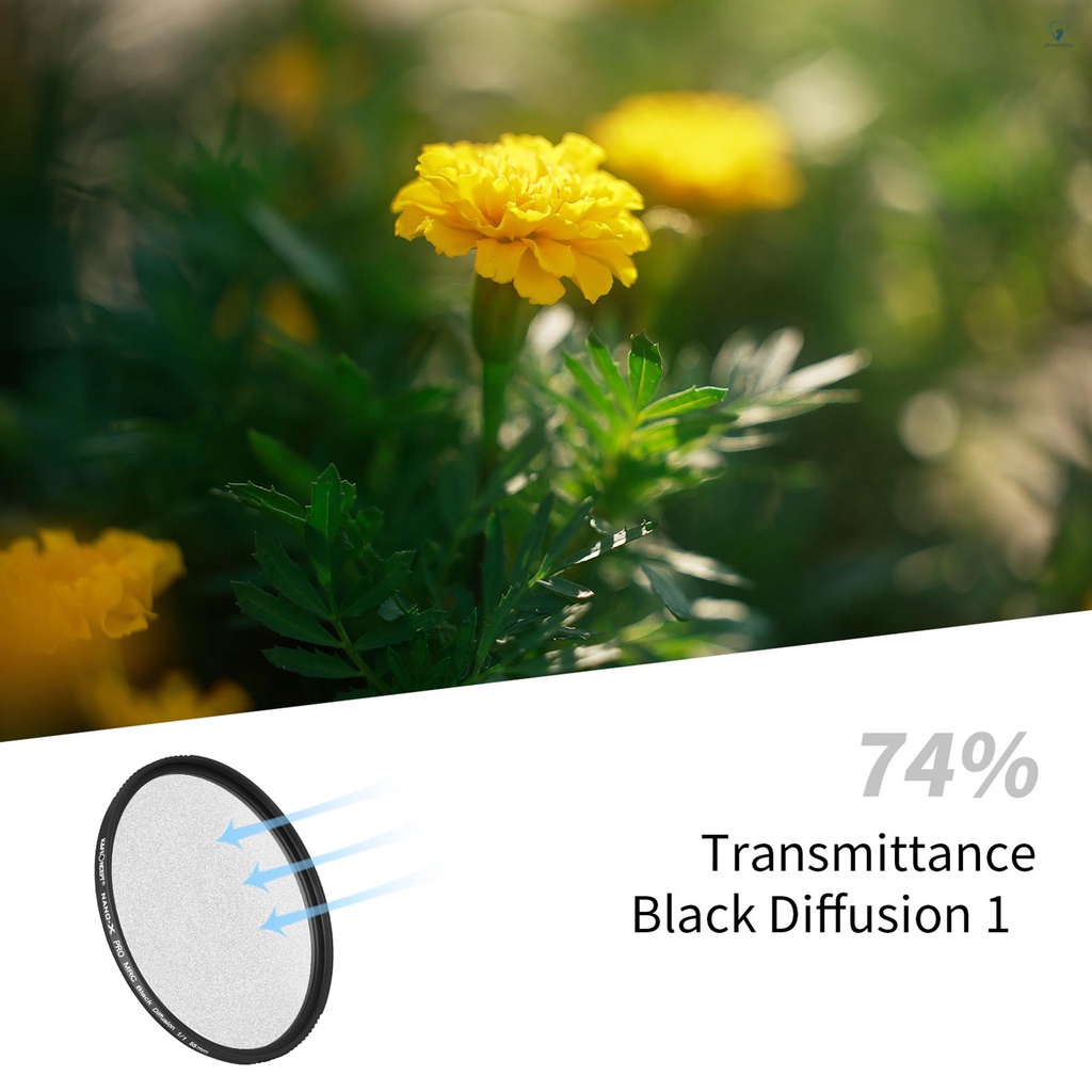 Kính Lọc Mềm Chống Bụi Chống Nước FMC Màu Xanh Lá 55mm Với Tỷ Lệ 1 / 1 Dành Cho Máy Ảnh