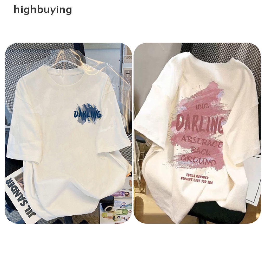 Áo Thun Tay Ngắn Cổ Tròn Dáng Rộng In Họa Tiết Thời Trang Mùa Hè Cho Nữ