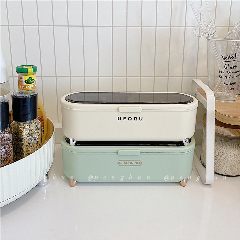 Hộp Đựng Gia Vị Thiết Kế Sang Trọng Tiện Dụng Cho Nhà Bếp