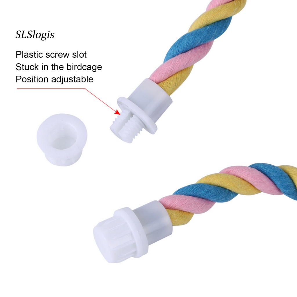 Đồ Chơi Nhiều Màu Sắc Gắn Lồng Chim Vẹt