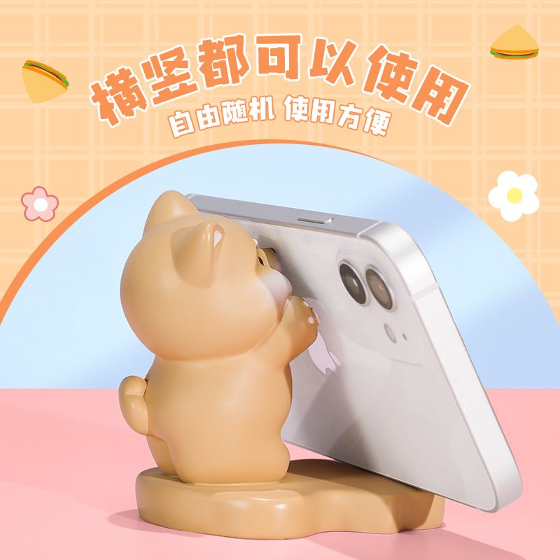 Giá Đỡ Điện Thoại Di Động Để Bàn Trang Trí Hình Heo Con Trang Trí Văn Phòng Làm Việc Có Thể Nói Được Làm Quà Tặng Giáng Sinh Nữ