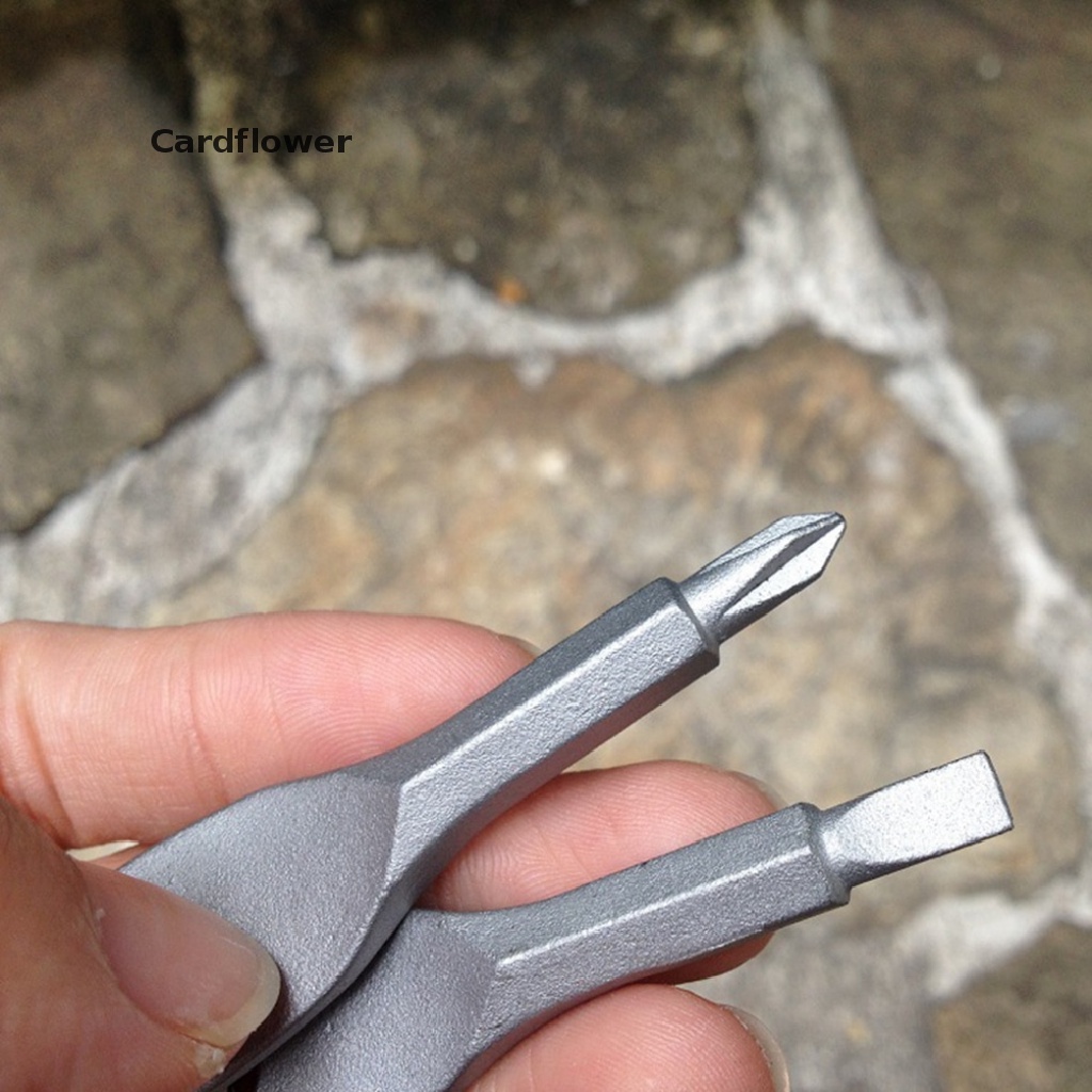 < Cardflower > Tua Vít Phillips Bỏ Túi Đa Năng Có Móc Khóa