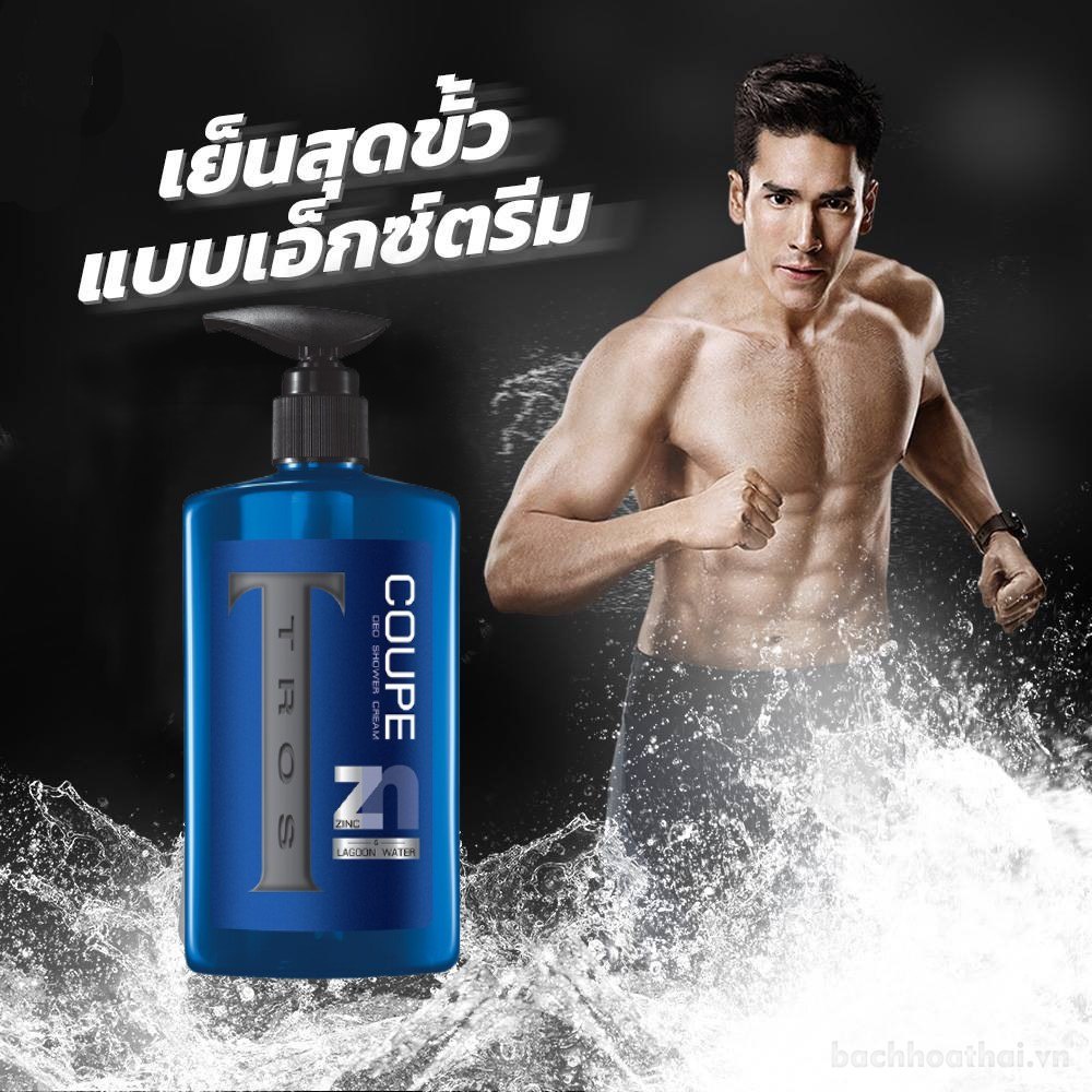 Kem tắm TROS Deo Shower Cream Zinc Series 450ml Thái Lan dành cho nam