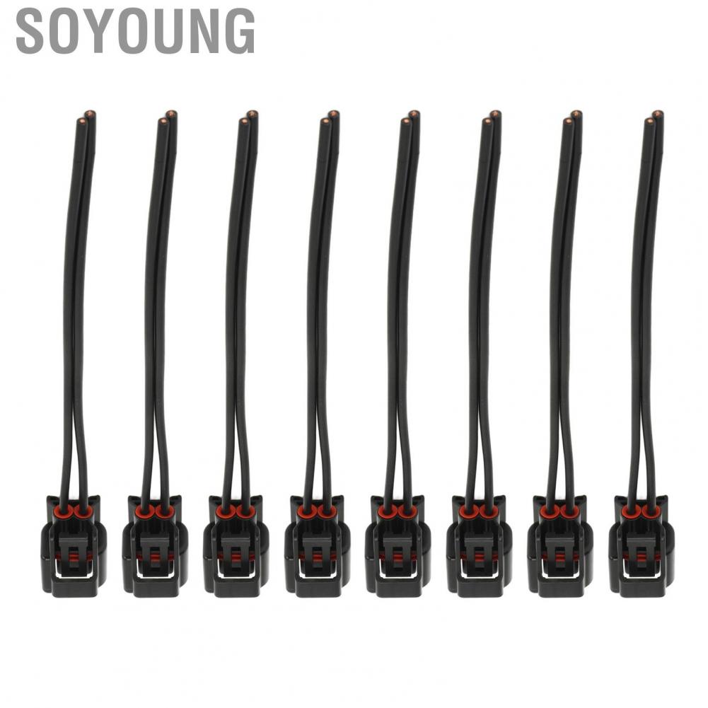 Soyoung Modular Ignition Coil Connector  Impact Resistant High Temperature 8PCS Stable Connection Car Plug for Vehicle
