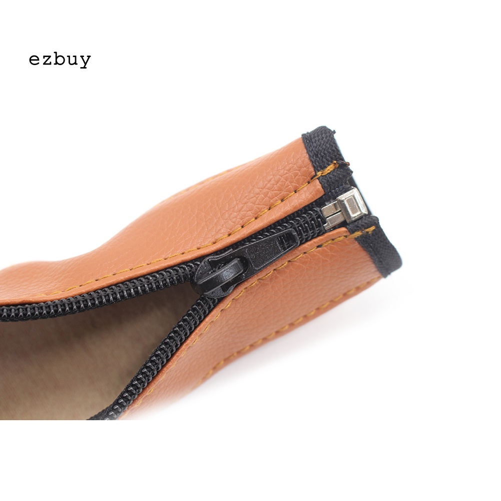 Vỏ Bọc Tay Vịn Xe Đẩy Em Bé Bằng Da Giả Có Khóa Kéo