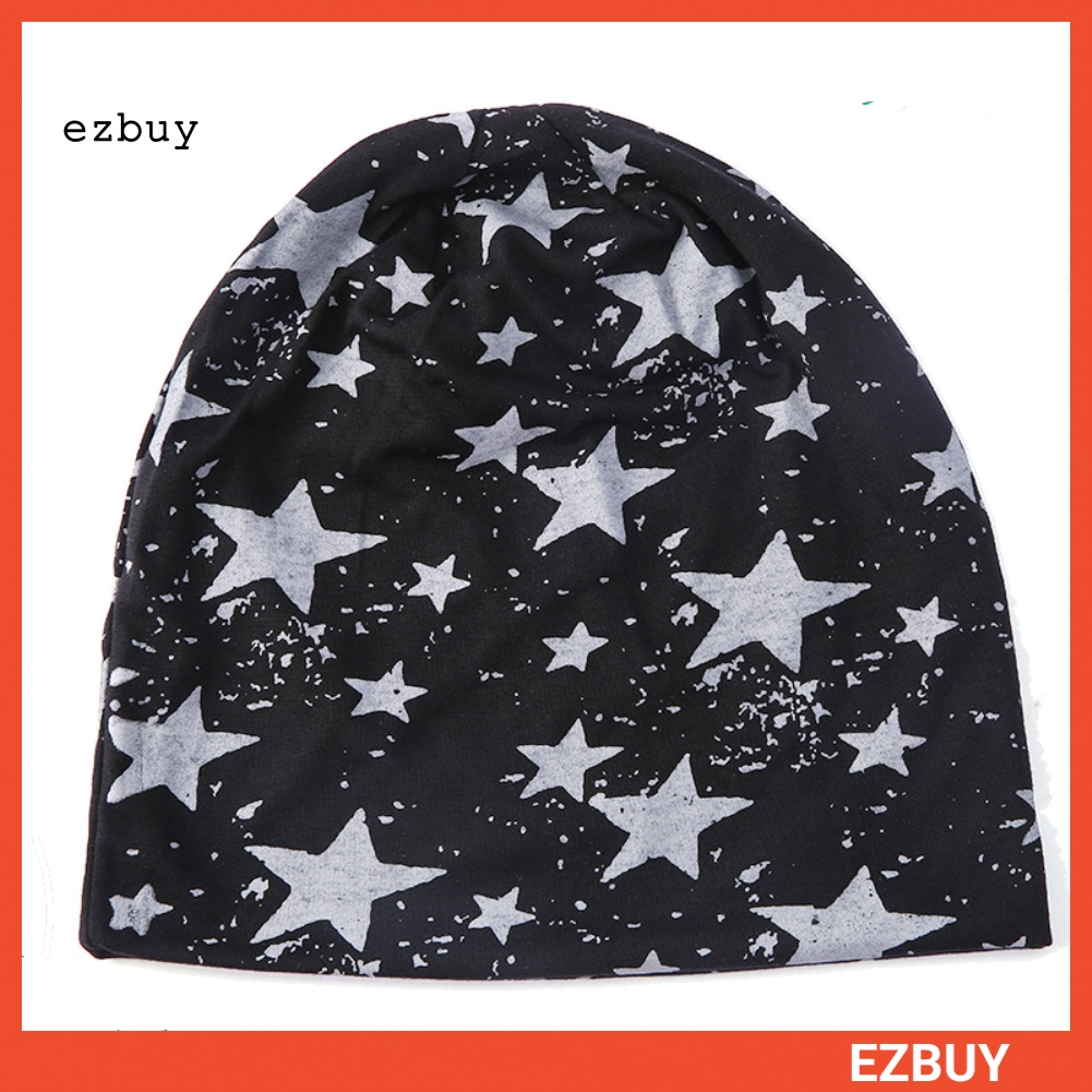 Mũ Trùm Đầu Thể Thao Chất Liệu Cotton In Hình Ngôi Sao Thời Trang Cho Nam Nữ