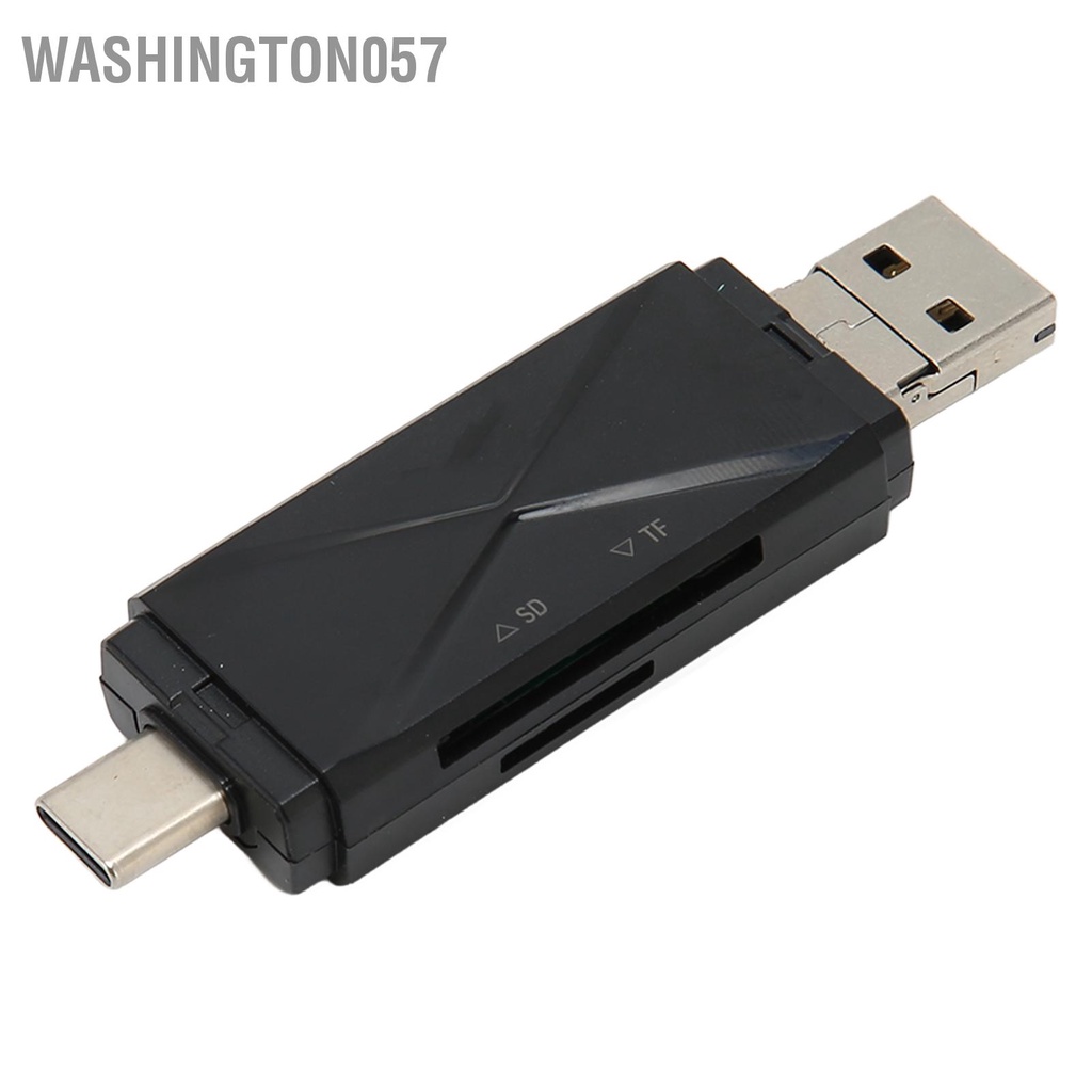 Washington057 Đầu đọc thẻ lưu trữ USB C USB2.0 MICRO với 3 đầu nối 104MBps trong 1 cho điện thoại di động máy tính xách tay