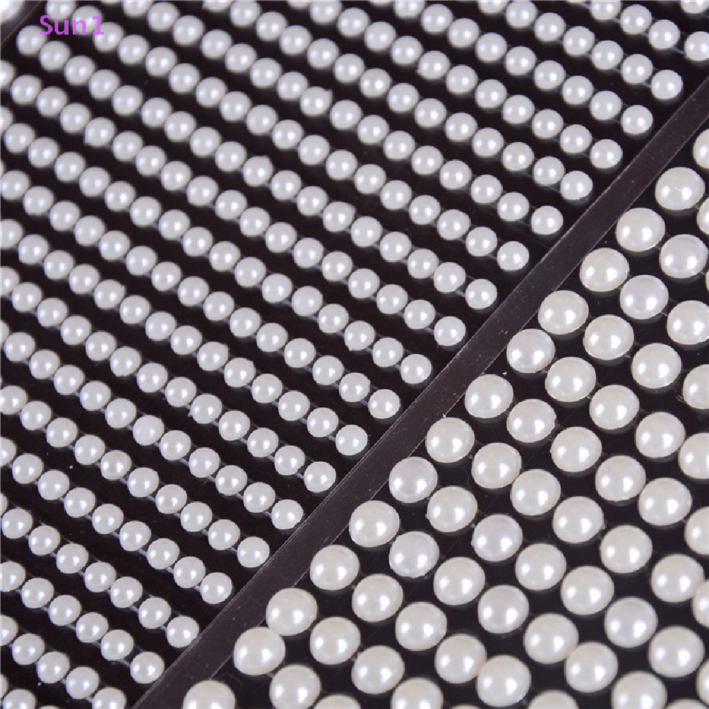 Sun1 > Ngọc Trai Giả Acrylic Tự Dính Trang Trí Đồ Chơi DIY