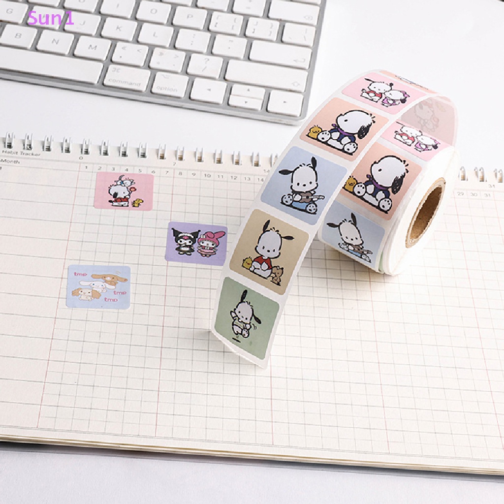 Sun1 &gt; Cuộn 500 Băng Dính Hoạt Hình Chó Sanrio ers Kuromipacha Dễ Thương Làm Quà Tặng