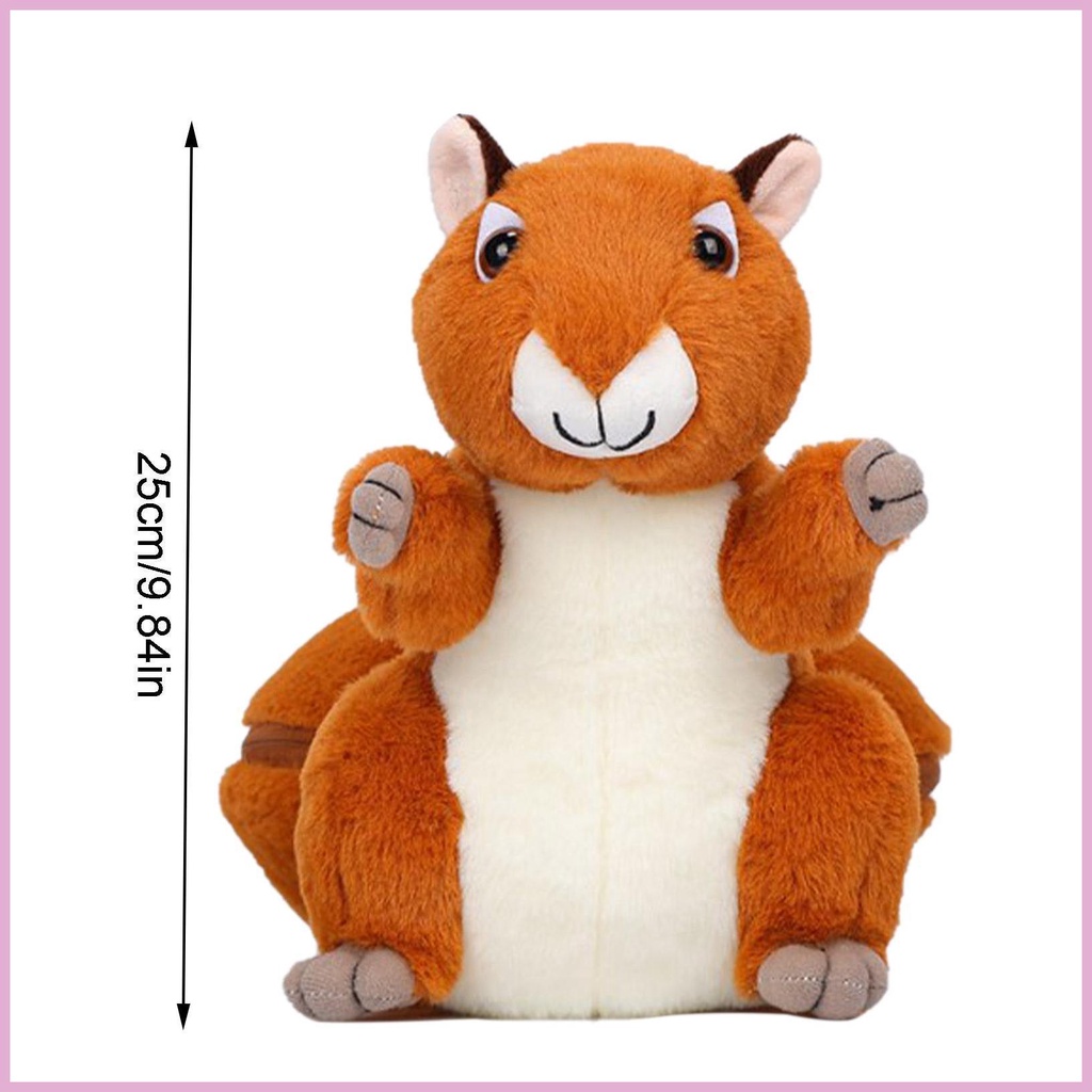 Sóc Nhồi Bông Mềm Mại Đáng Yêu