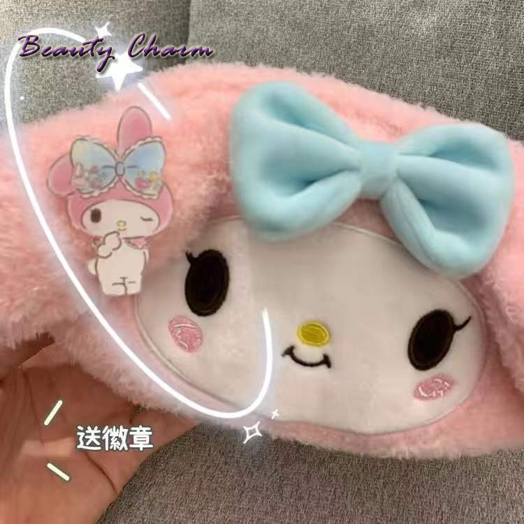 Túi Đựng Bút/ Mỹ Phẩm Họa Tiết Chú Chó Kuromi Cinnamon Phong Cách Nhật Bản Dễ Thương