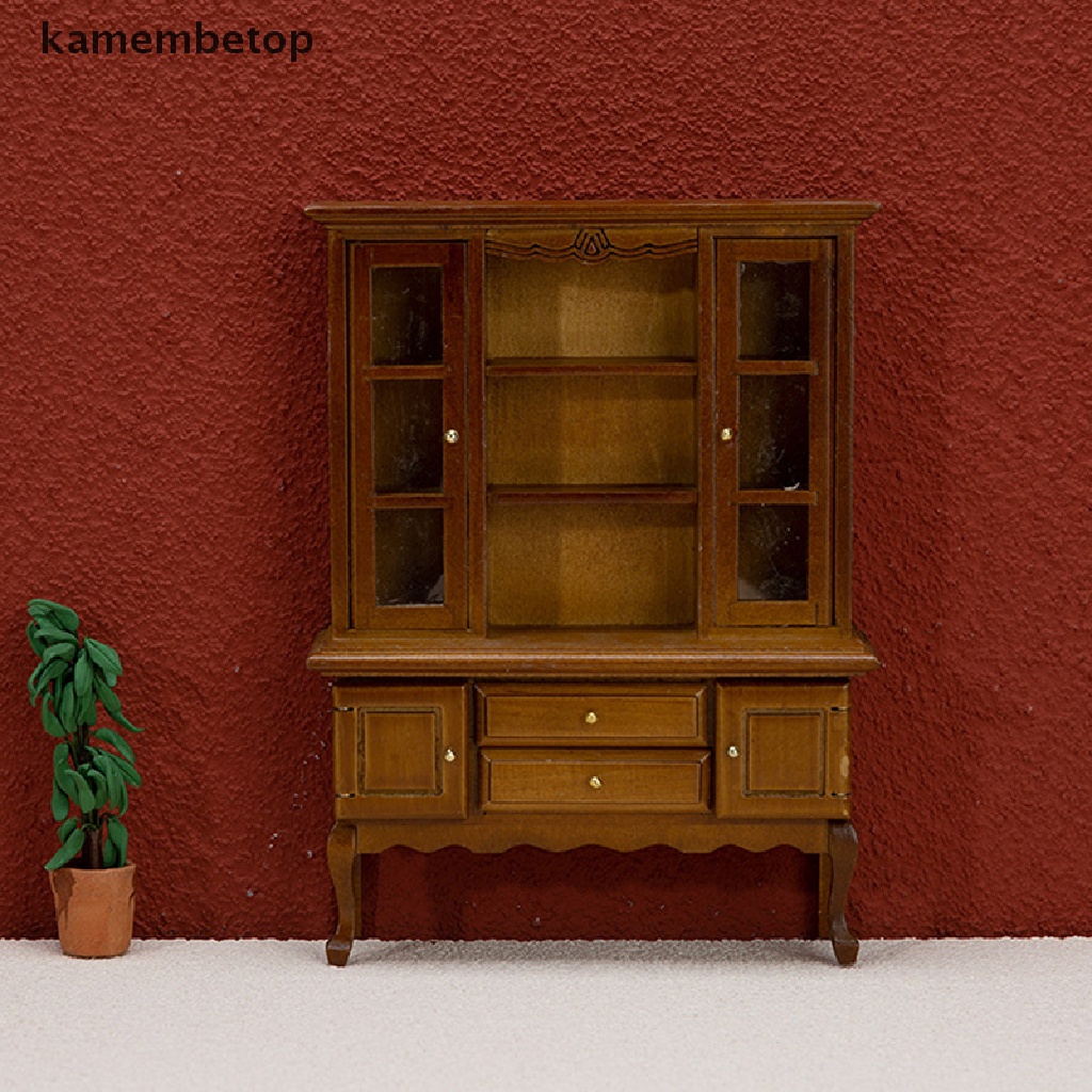 Mô Hình Giường Ngủ Hai Cửa Tỉ Lệ 1: 12 Trang Trí Nhà Búp Bê