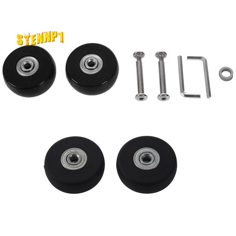 Set 4 Bánh Xe Thay Thế Cho Vali Du Lịch 20mm &amp; 2 Set 15mm