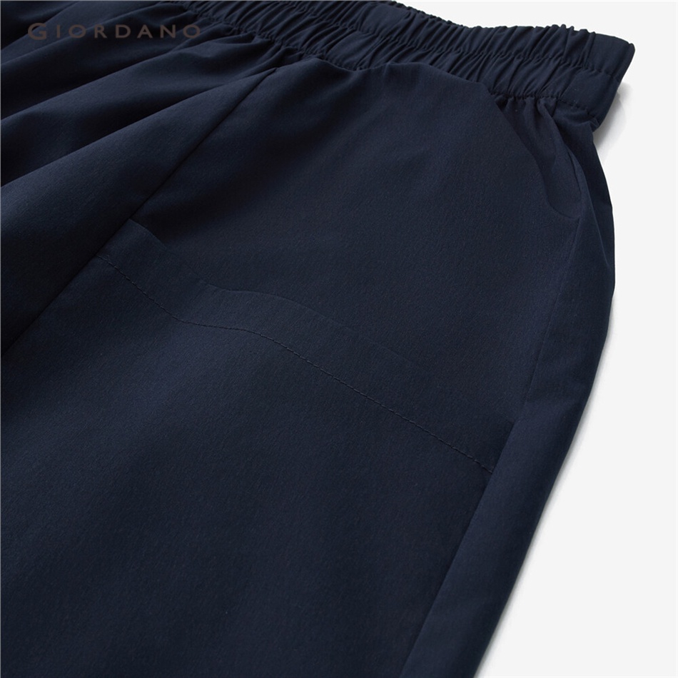 Quần GIORDANO 13403326 lưng thun phối túi lớn nhẹ dành cho nữ