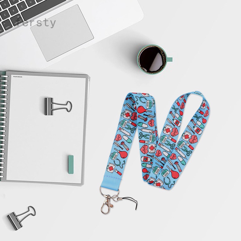 Dây Đeo Cổ Nhiều Màu Sắc Dùng Để Đựng Thẻ ID / Chìa Khóa / Điện Thoại