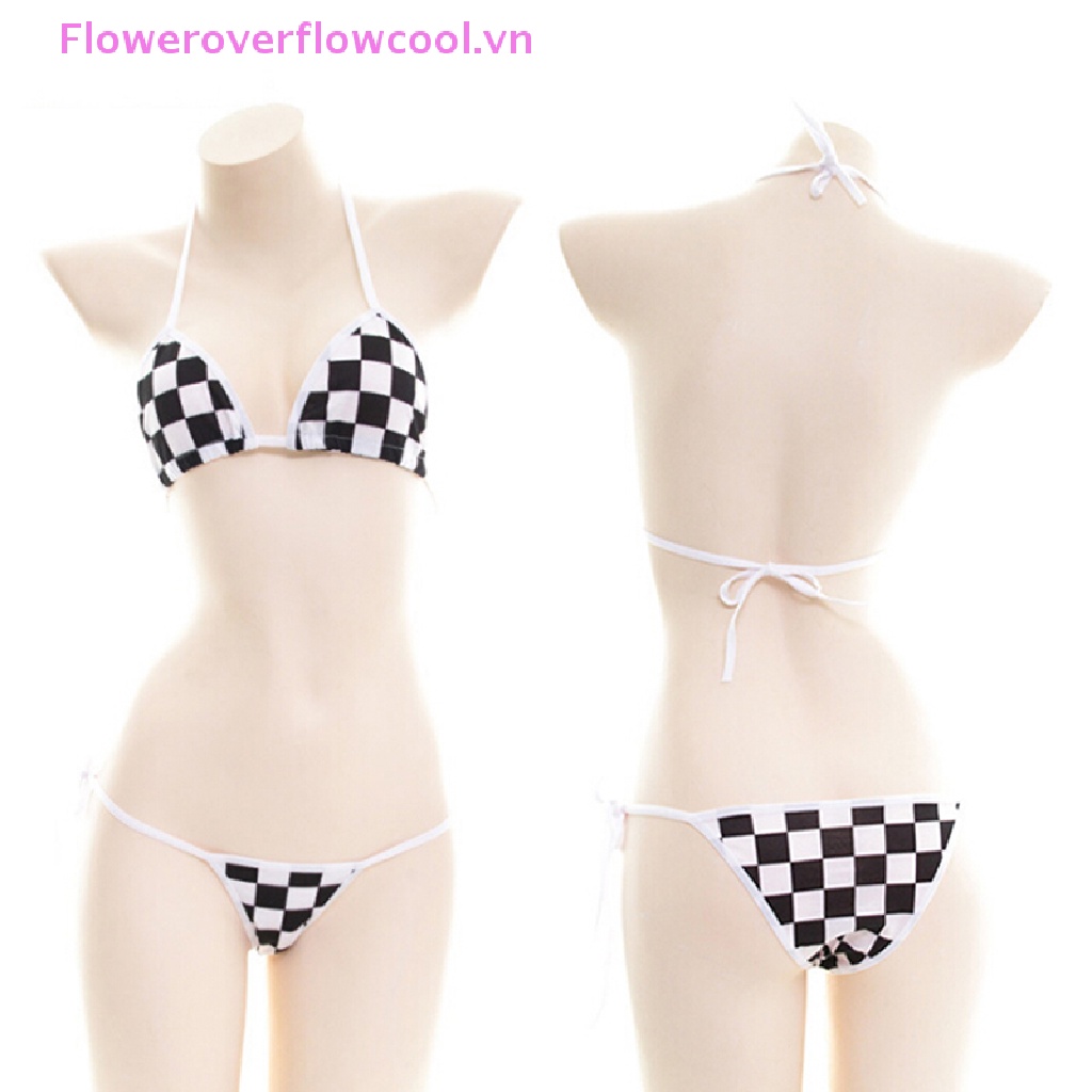 Bộ Đồ Bơi Bikini In Họa Tiết Phong Cách Nhật Bản Quyến Rũ Cho Nữ