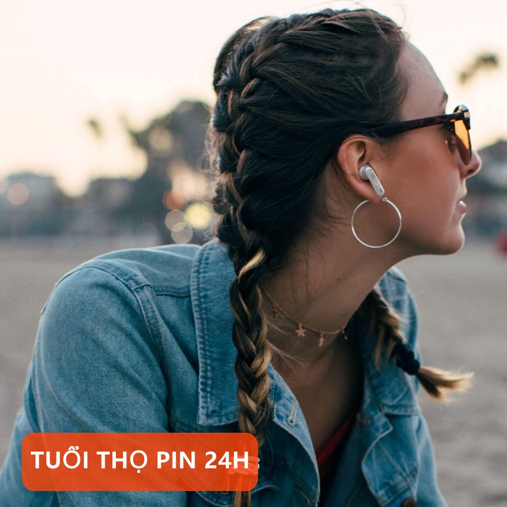 Tai nghe Bluetooth không dây thực sự JBL Wave 300 TWS có micrô tích hợp âm trầm sâu