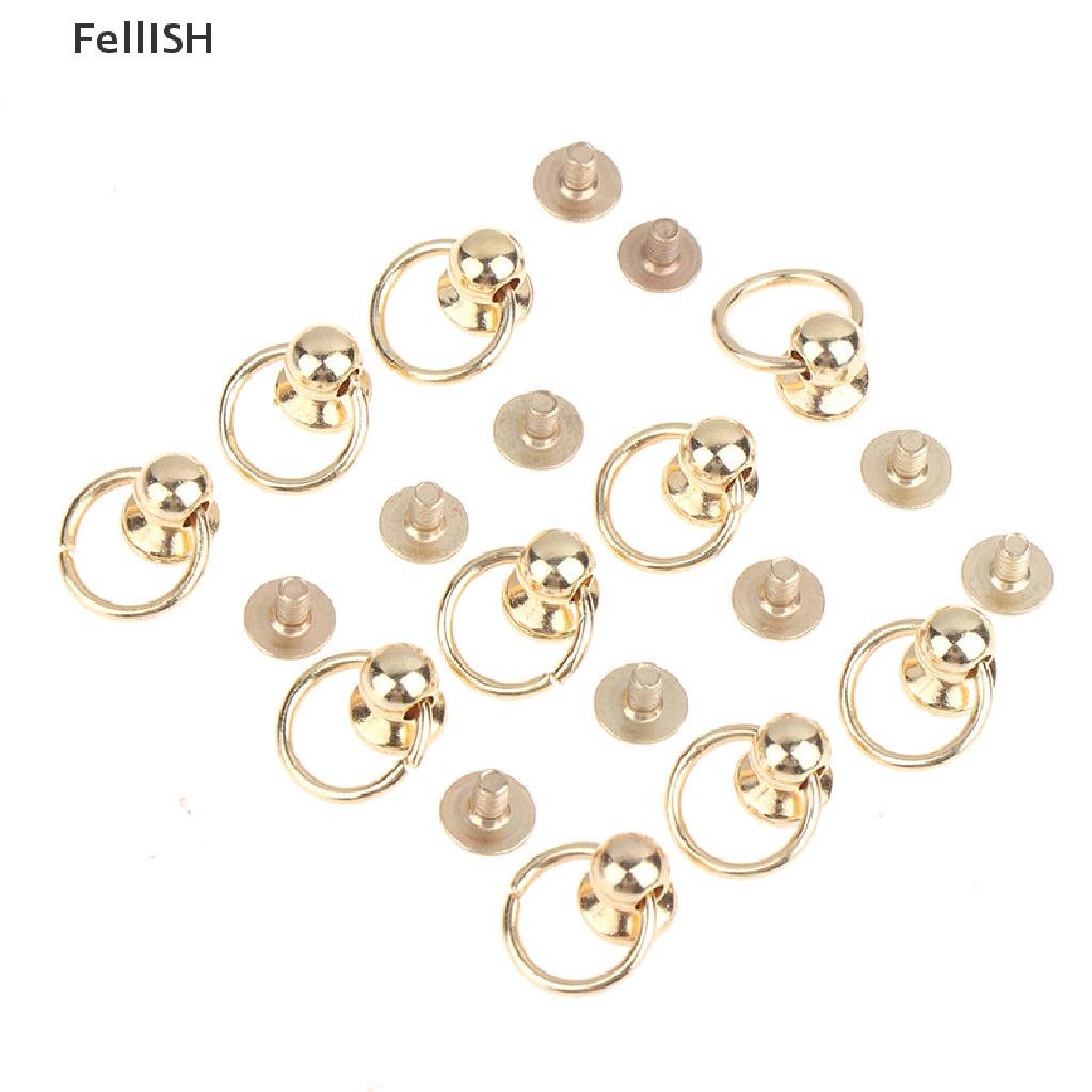 Set 10 Đinh Tán Đầu Tròn Bằng Kim Loại 439br Chuyên Dụng