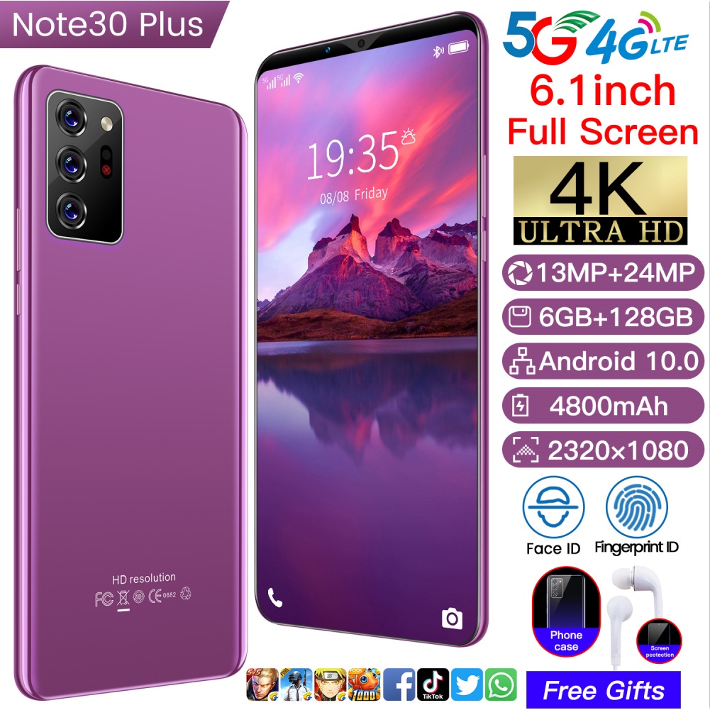 Điện thoại Note30 Puls mới  12GB+512GB BẢO HÀNH CHÍNH HÃNG 12 THÁNG - LỖI 1 ĐỔI 1