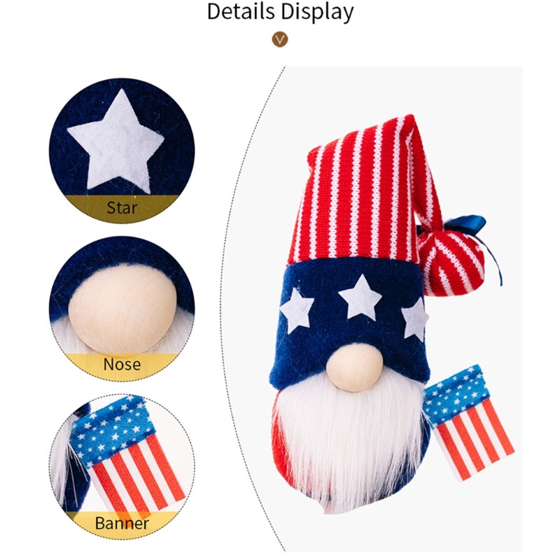 Cờ Gnome Để Bàn Độc Lập Trang Trí Tiệc Sinh Nhật / Lễ Hội