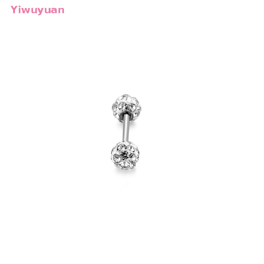 1 Khuyên Tai Bạc 925 Đính Đá Zircon Thời Trang Mới