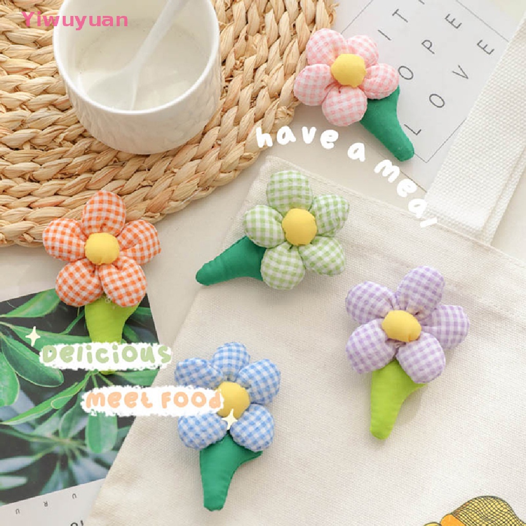 Cài Áo Hình Hoa Năm Lá Bằng Vải Lông Nhung Thủ Công Cho Bé