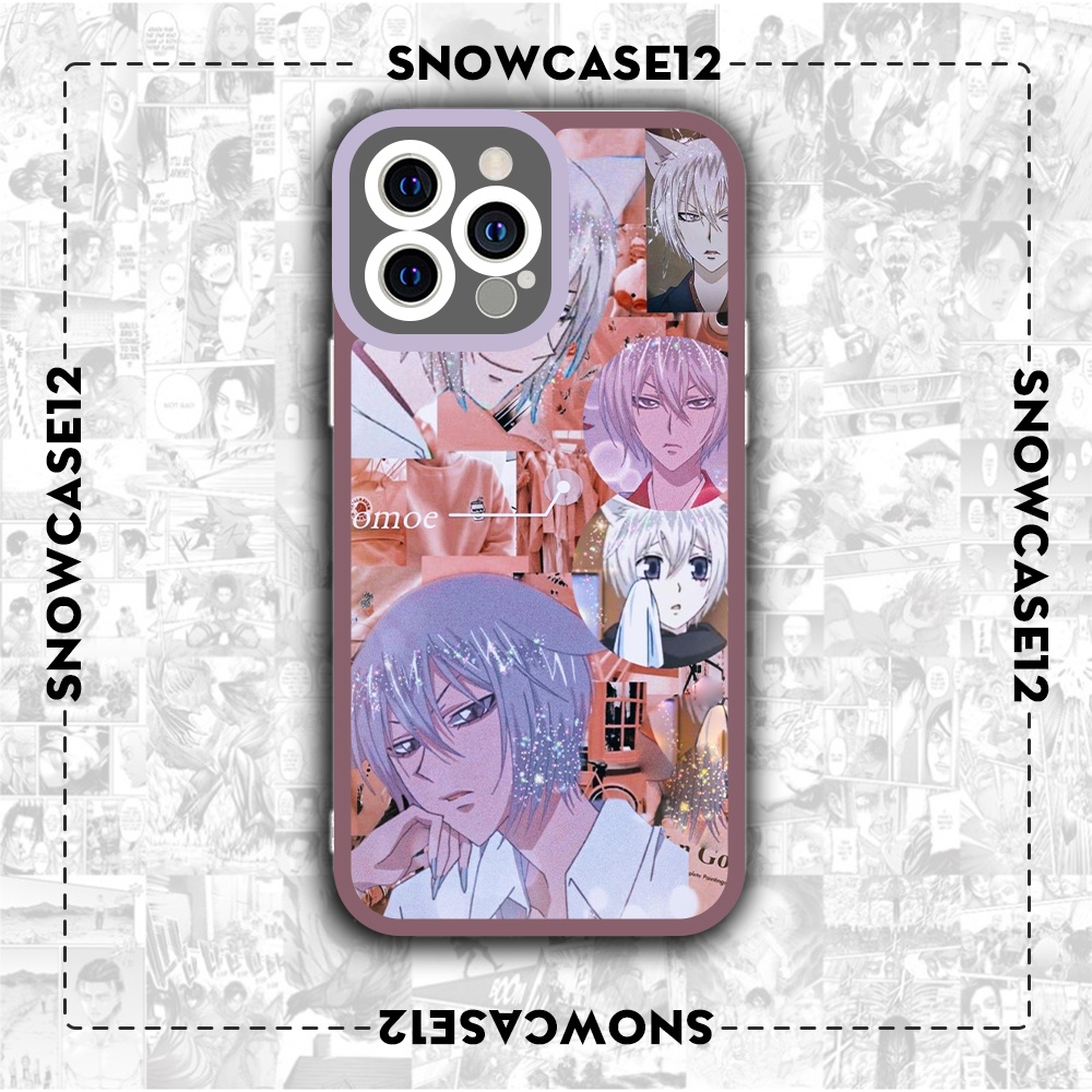 Ốp iphone cạnh vuông Snowcase12 tomoe collage anime manga nhật 6/6s/7plus/8plus/x/xr/xs/11/12/13/pro/max/plus/promax/14