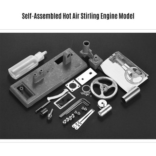 Mô Hình Động Cơ Stirling Mini Tự Lắp Ráp