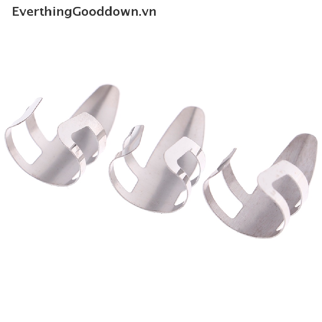 Everthingood Bộ 3 Miếng Gảy Đàn guitar Bằng Thép Không Gỉ