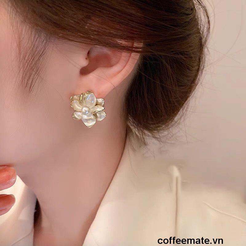 【coffeemate】⚡Khuyên Tai Hoa Vintange 3 Phong Cách Thanh Lịch Cho Nữ