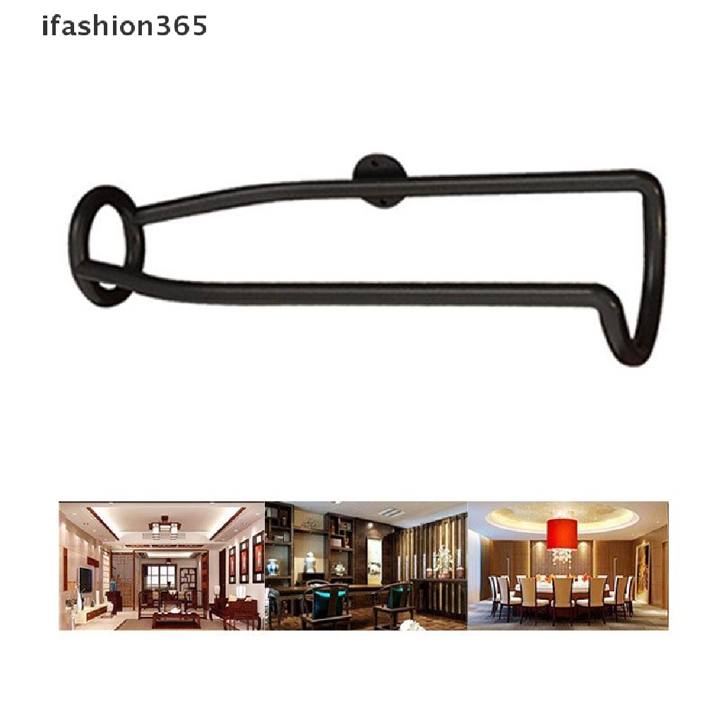 Giá Đỡ Trưng Bày Chai Rượu Gắn Tường Bằng Sắt Tiện Dụng Chất Lượng Cao ifashion365