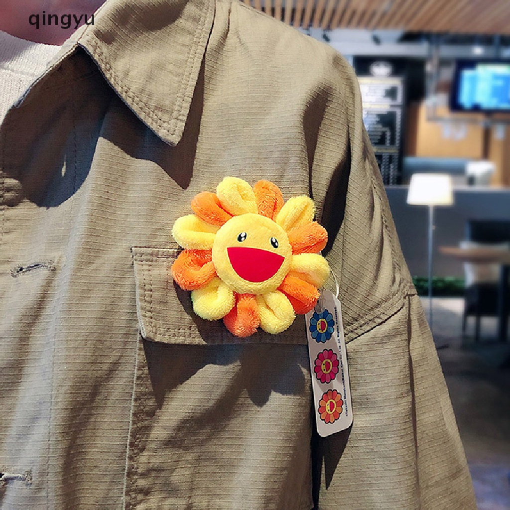 Hoa Hướng Dương Nhồi Bông Mềm Mini 8.5cm Nhiều Màu Sắc Dùng Làm Móc Khóa / Đồ Chơi DIY