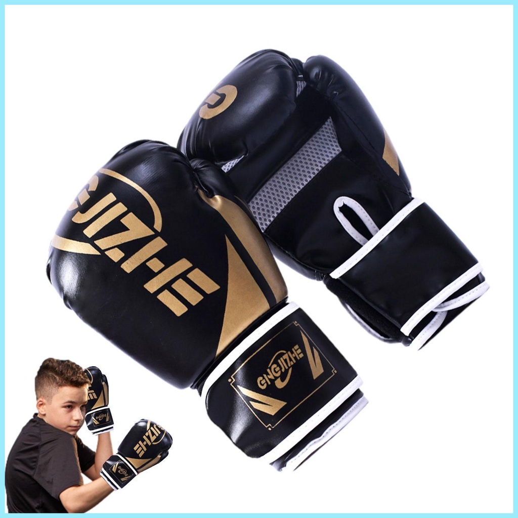 Găng Tay Đấm Bốc Bằng Da PU Trọng Lượng Nhẹ Cho Trẻ Em