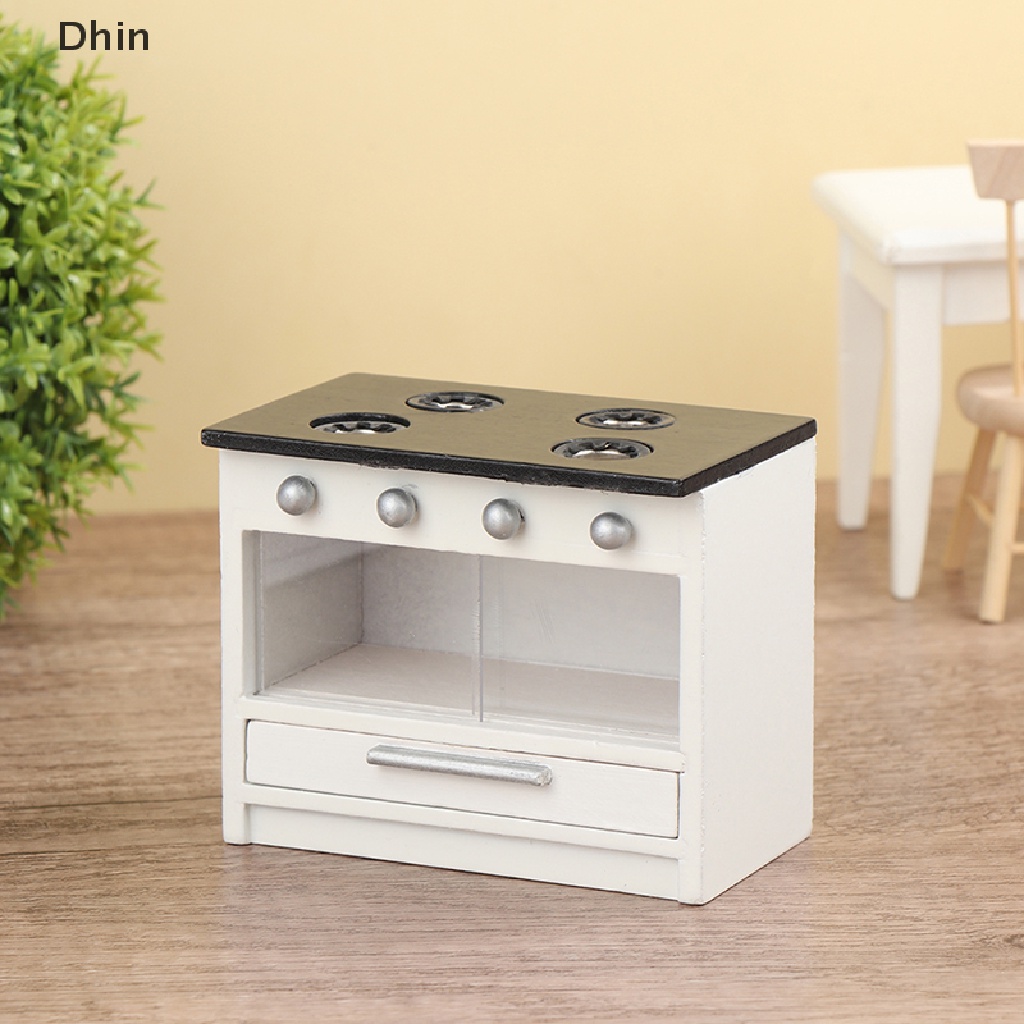 Mô Hình Bếp Ga Mini Tỉ Lệ 1 / 12 Trang Trí Nhà Búp Bê