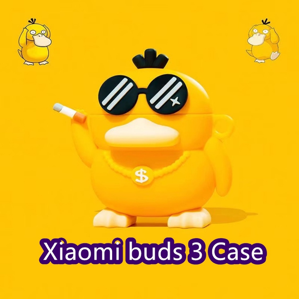 Vỏ Bảo Vệ Hộp Sạc Tai Nghe Xiaomi Buds 3 Màu Trơn Kiểu Hoạt Hình Dễ Thương