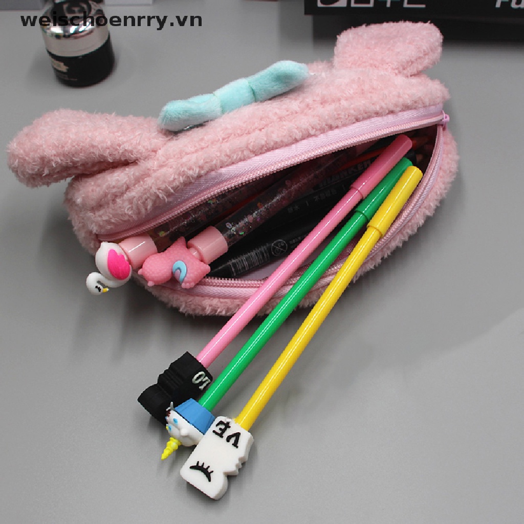 Túi Đựng Bút Bằng Lông Nhung Dễ Thương Xinh Xắn