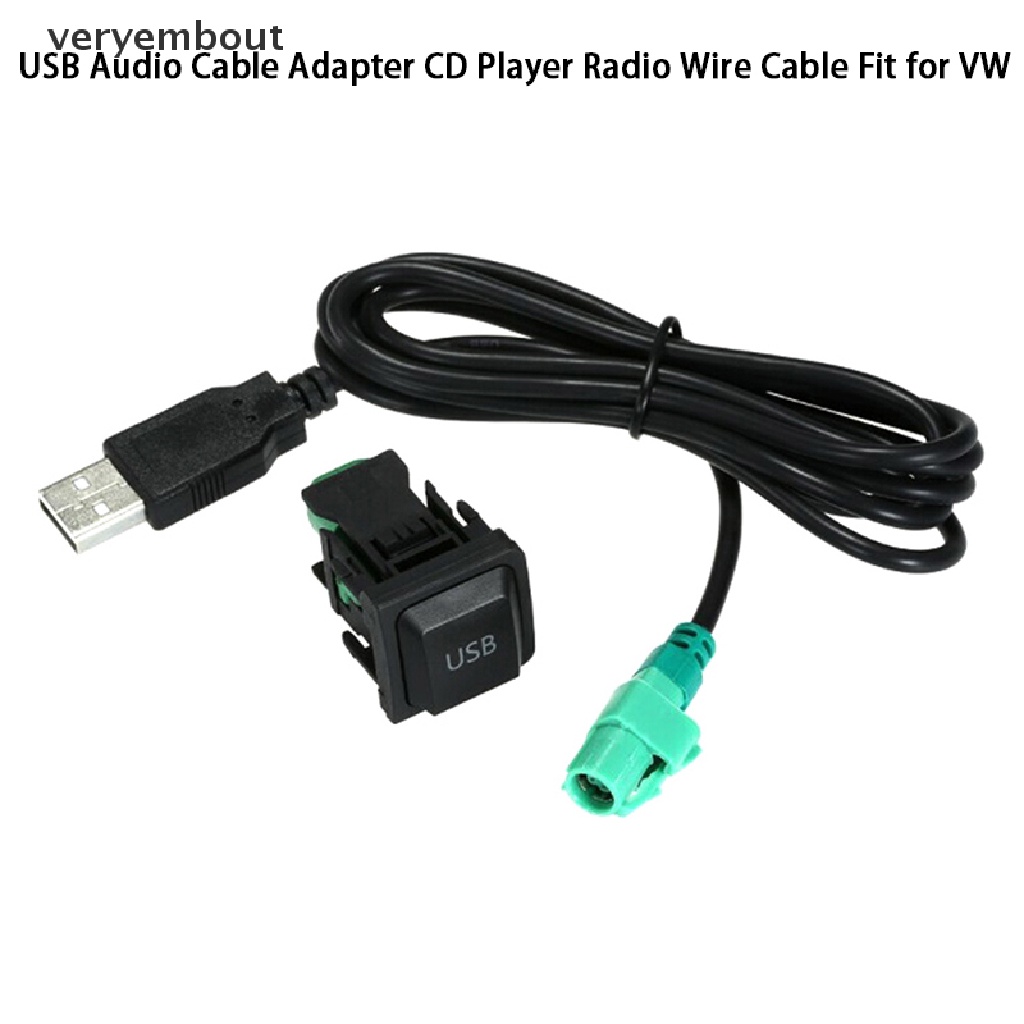 Cáp USB Chuyển Đổi Âm Thanh DIY Cho VW Golf MK5 MK6 VI 5 6 Jetta CC Tiguan Passat B6 n