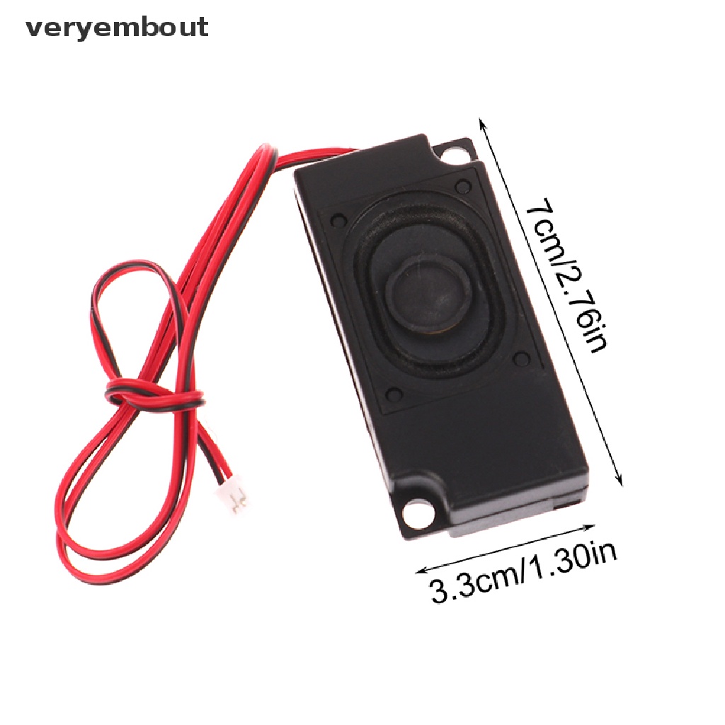 1 Cặp Còi Âm Thanh 33 * 70 * 15MM 2840 3370B 8 Ohm 2W Chất Lượng Cao