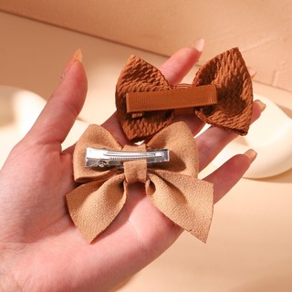 4 Cái / bộ Dễ Thương Màu Nơ Kẹp Tóc Cho Trẻ Em Nylon Mềm Handmade Mũ Phụ Kiện Tóc
