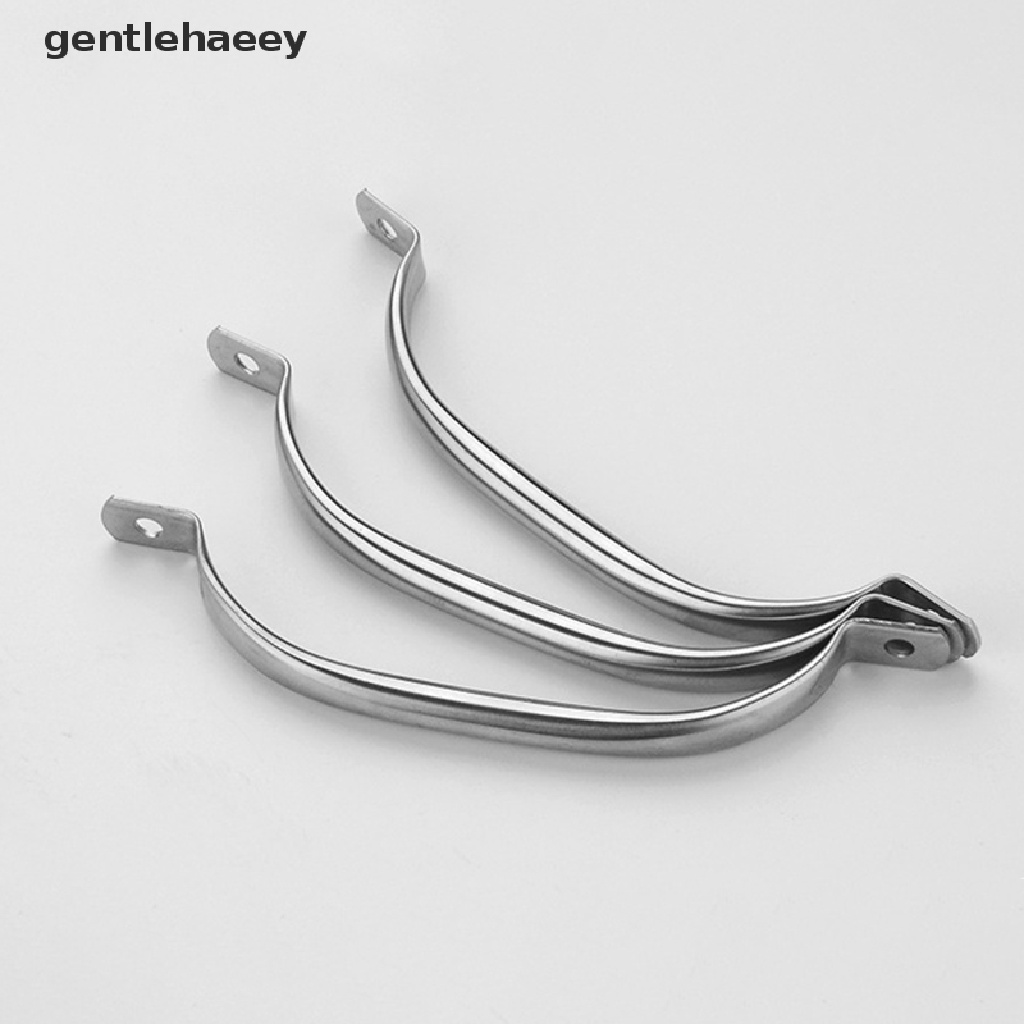 Set 2 Tay Nắm Cửa Tủ Bằng Thép Không Gỉ Màu Bạc