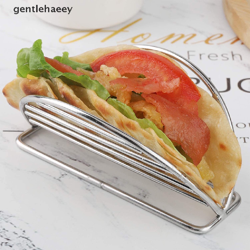 Giá Đỡ Bánh Taco Hình Sóng Bằng Thép Không Gỉ 304