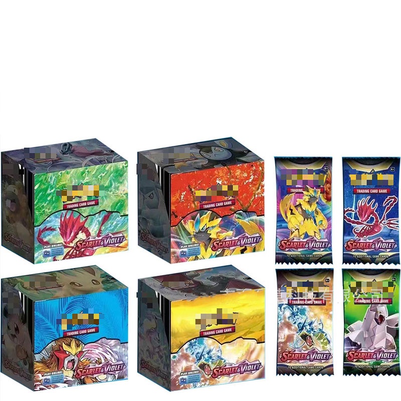 Bộ 324 Thẻ Bài Pokemon Scarlet Và Violet Phiên Bản Mới Tiếng Anh Sáng Bóng Pokemon Tcg